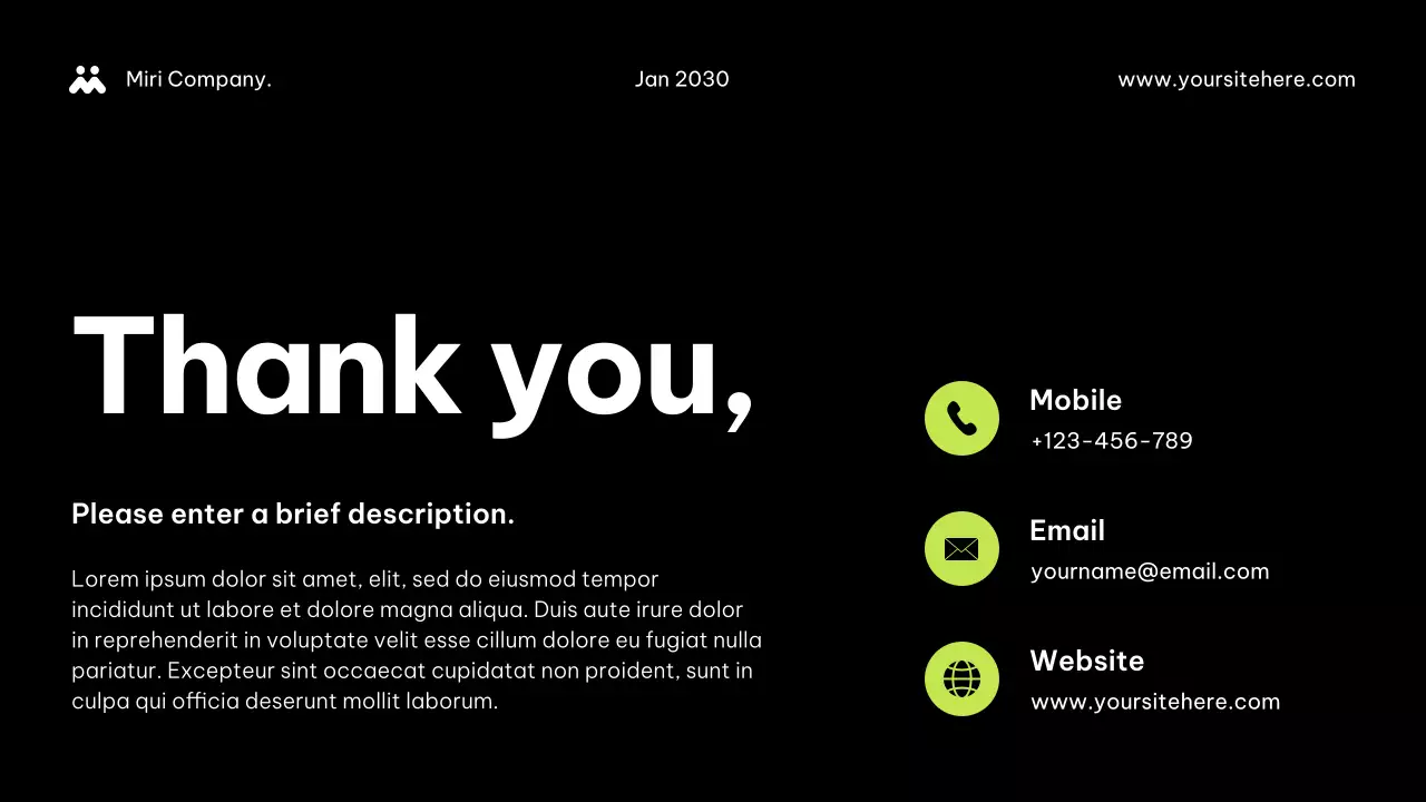 연두 모던 홍보 기획서