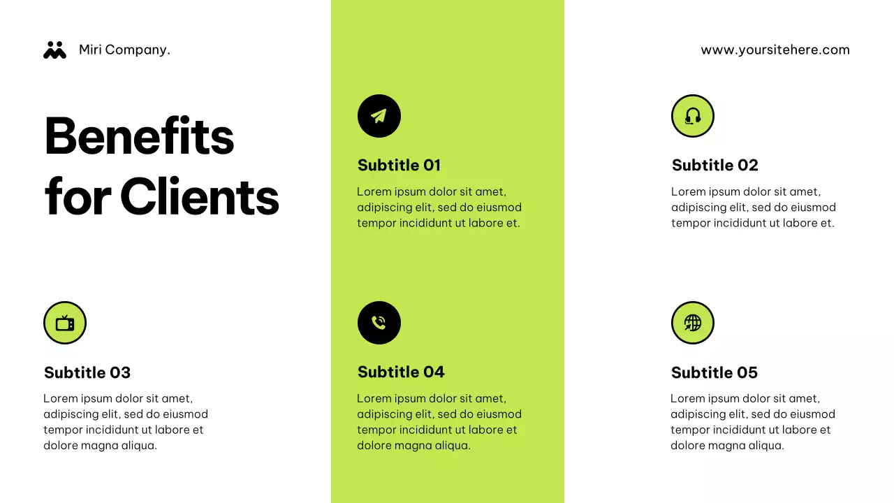 연두 모던 홍보 기획서