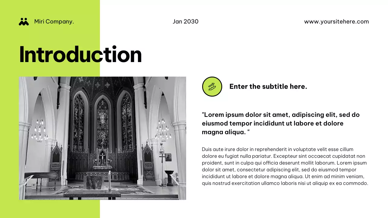 연두 모던 홍보 기획서