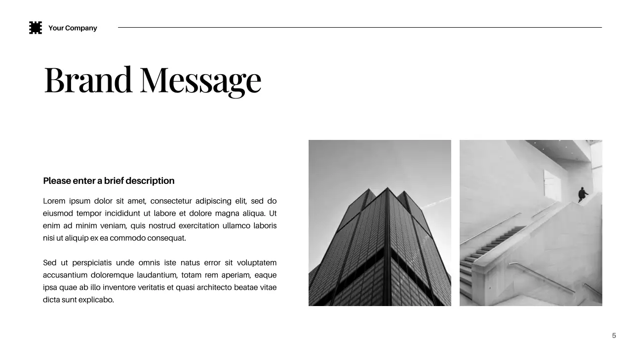 검정 모던 IT 솔루션 홍보