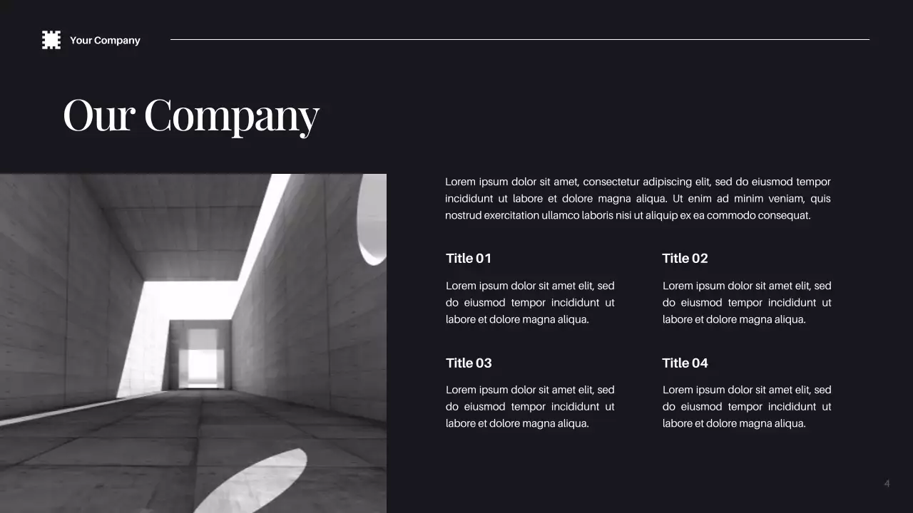 검정 모던 IT 솔루션 홍보