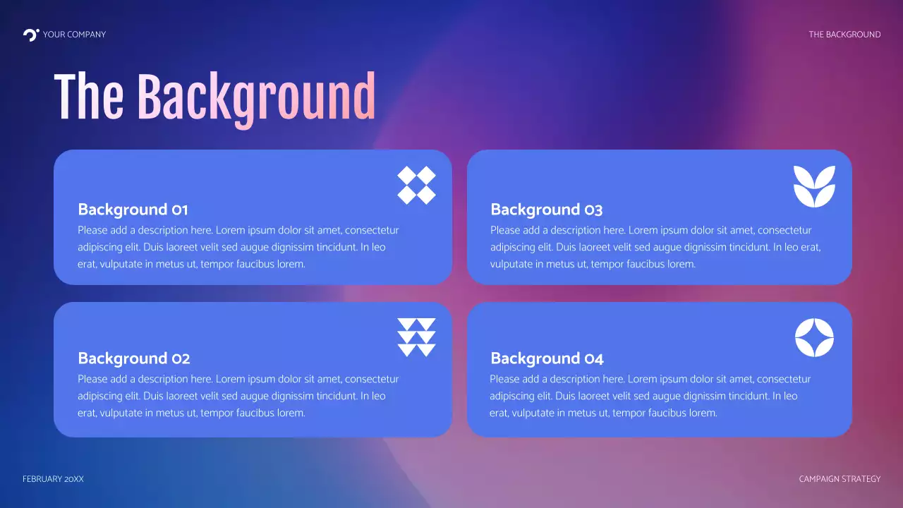 파랑 모던 전략 보고서