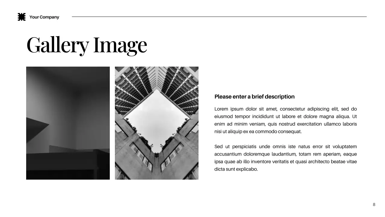 검정 모던 IT 솔루션 홍보