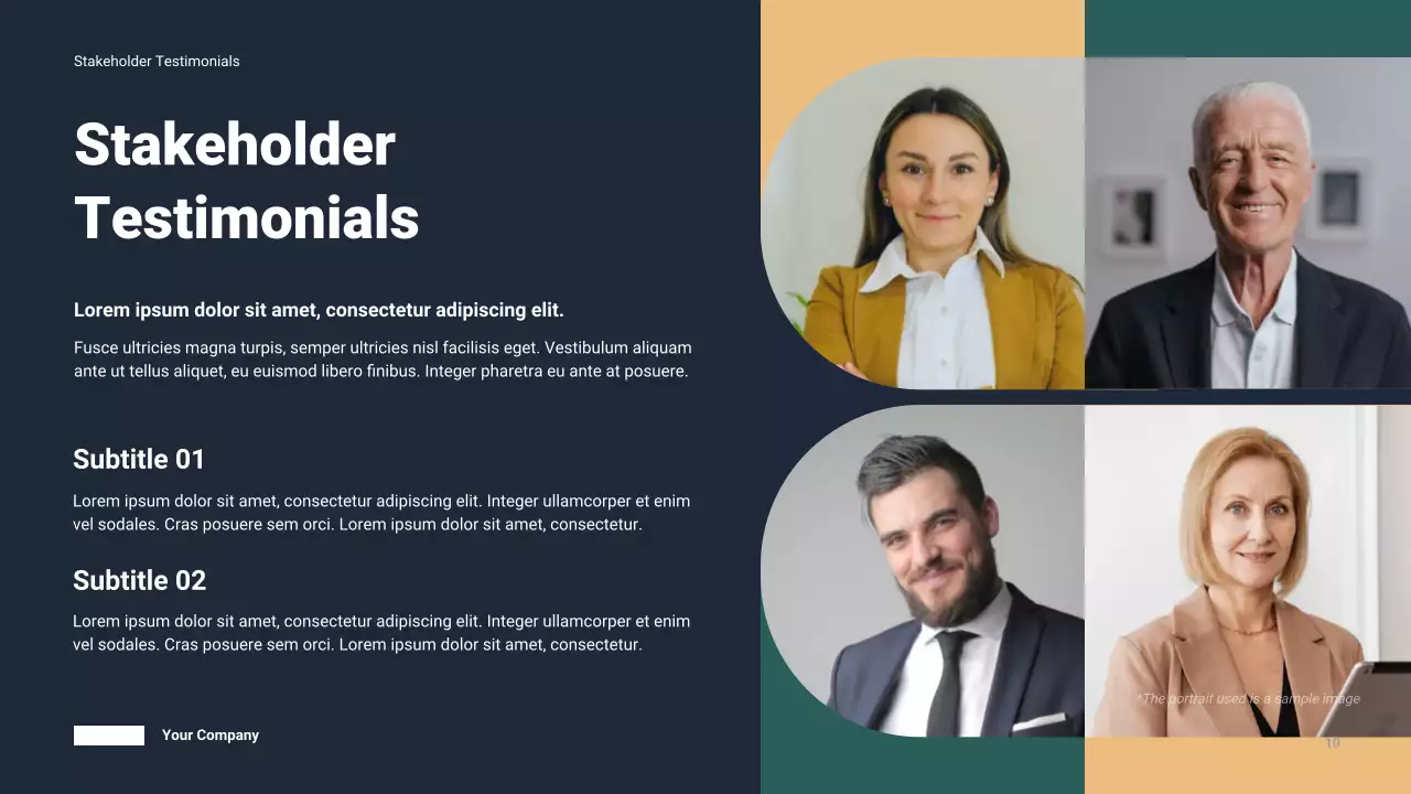 검정 모던 비즈니스 보고서