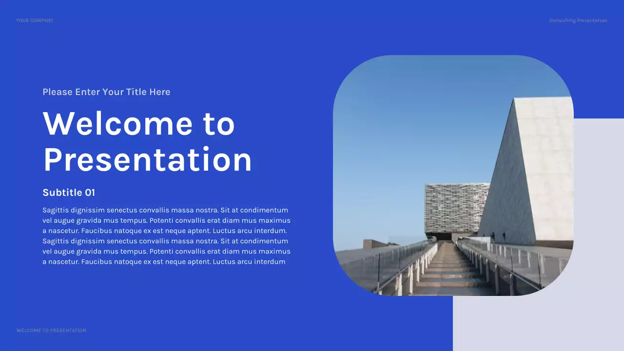 남색 모던 IT 솔루션 설명