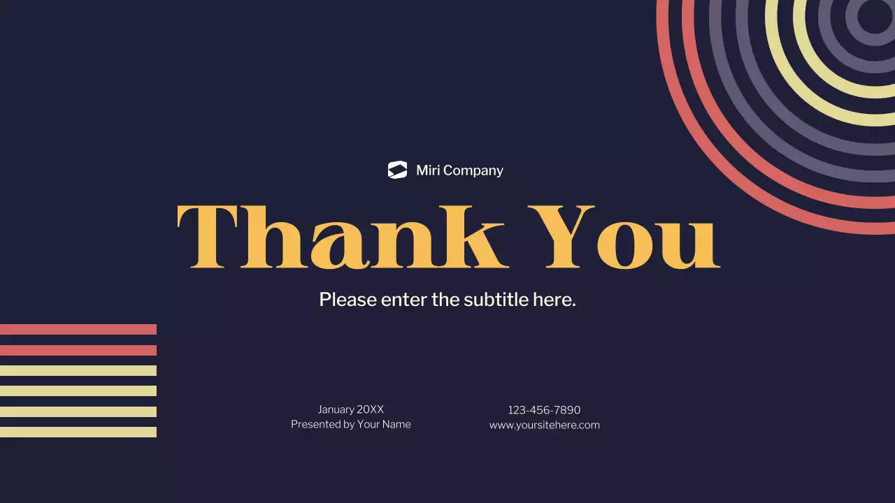 남색 모던 마케팅 제안서