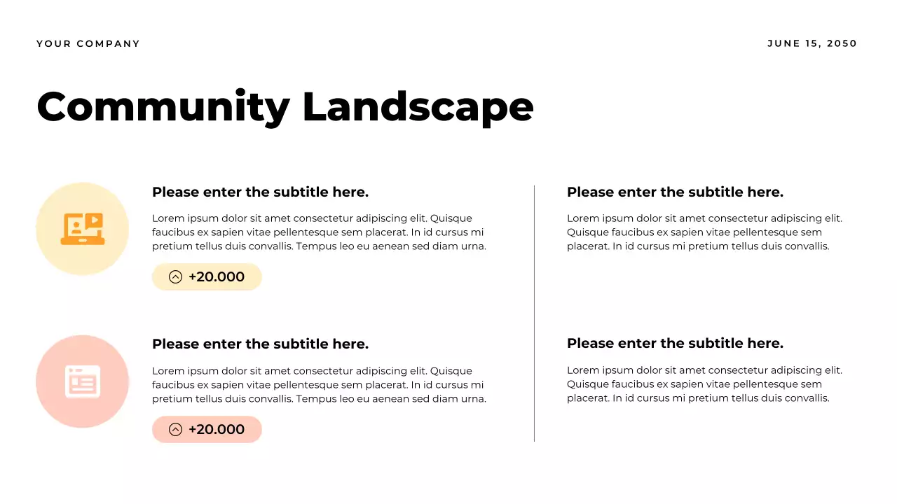 주황 모던 도시 보고서