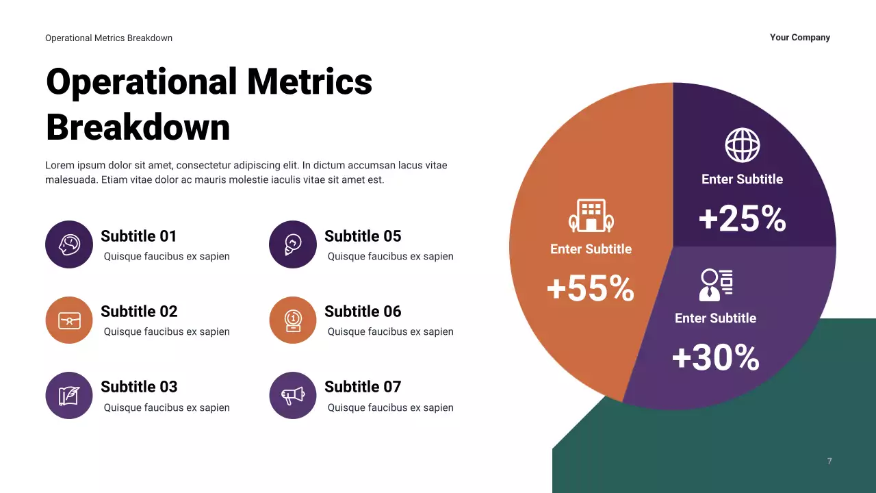 검정 모던 비즈니스 보고서