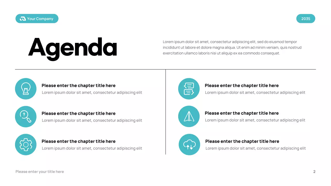 하늘색 모던 재무 관리 설명서