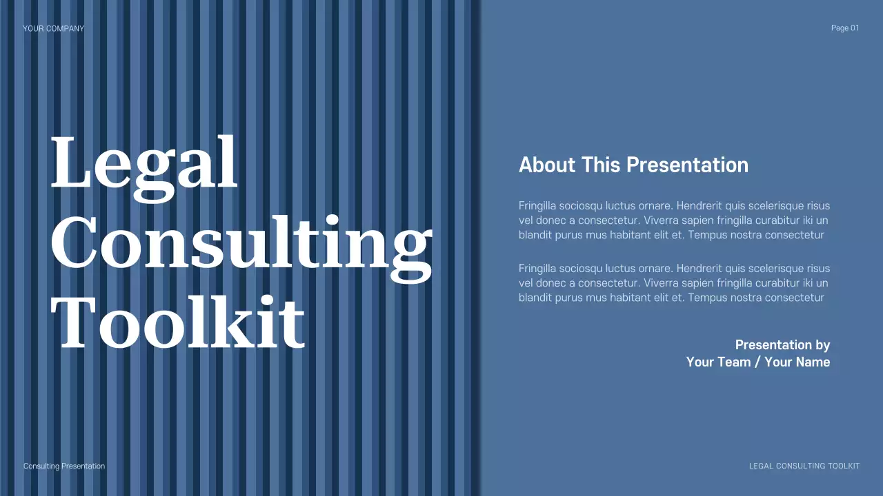 파랑 모던 법률 설명서