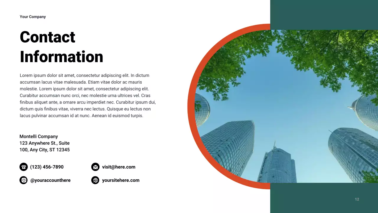 검정 모던 비즈니스 보고서