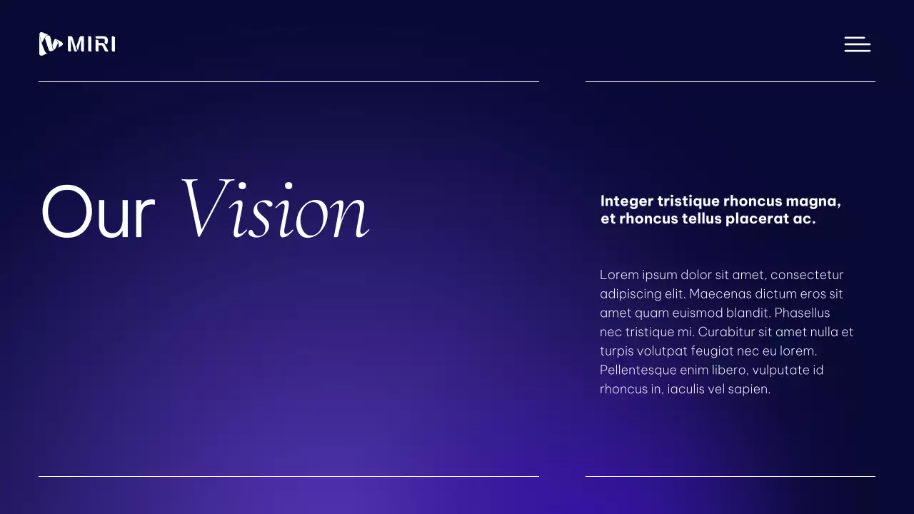 남색 모던 비즈니스 명함