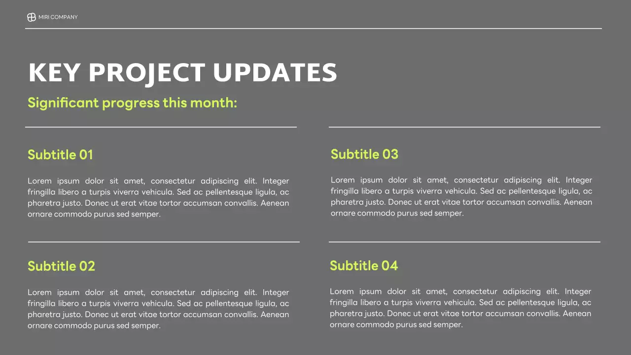 검정 모던 보고서 분석