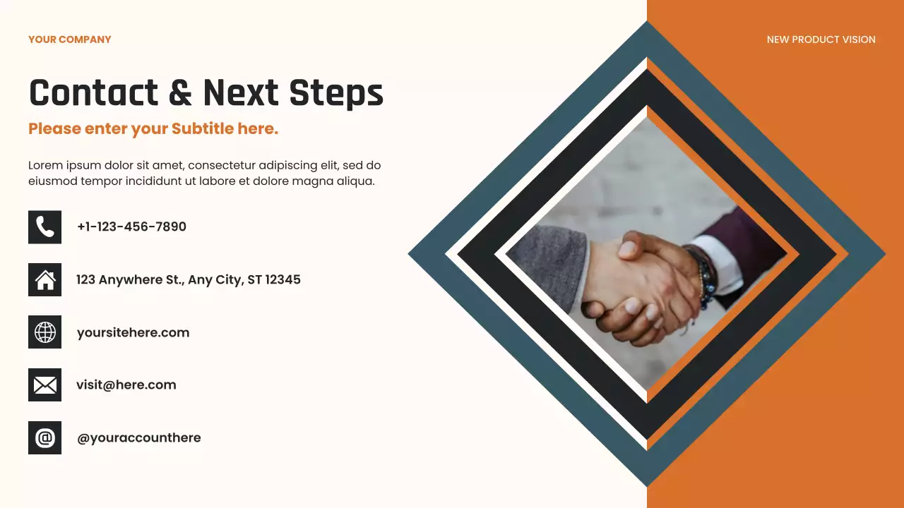 검정 모던 미래 제품 프레젠테이션