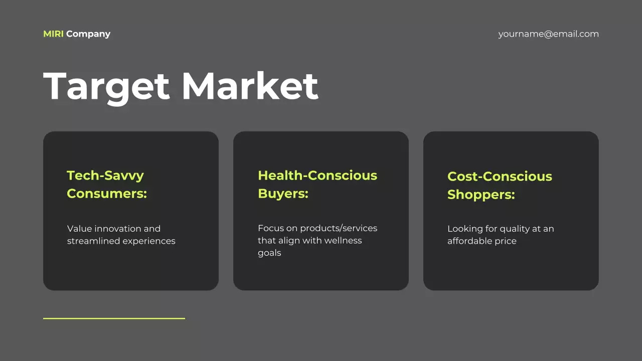 검정 모던 마케팅 전략 기획서