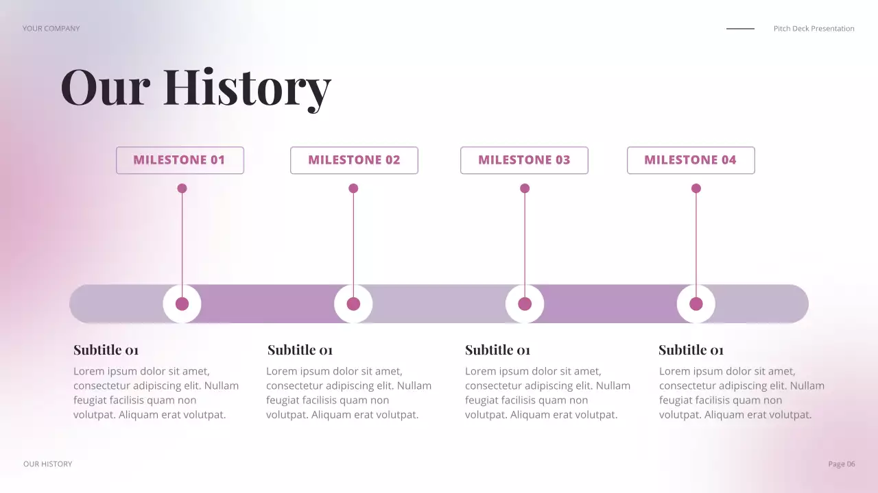 연보라 모던 회사 소개 프레젠테이션