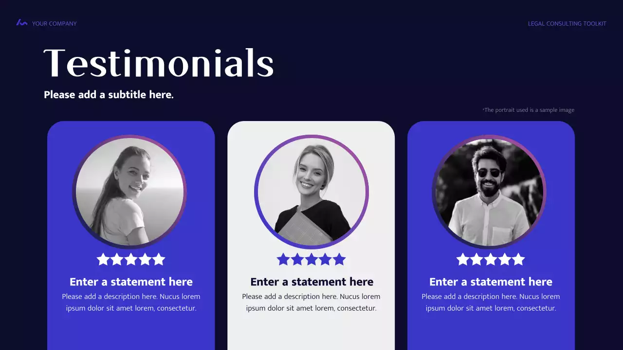 파랑 모던 법률 설명서