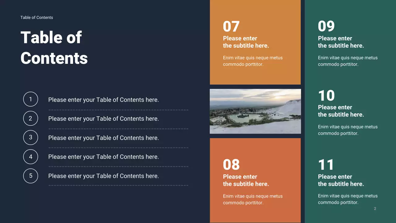 검정 모던 비즈니스 보고서