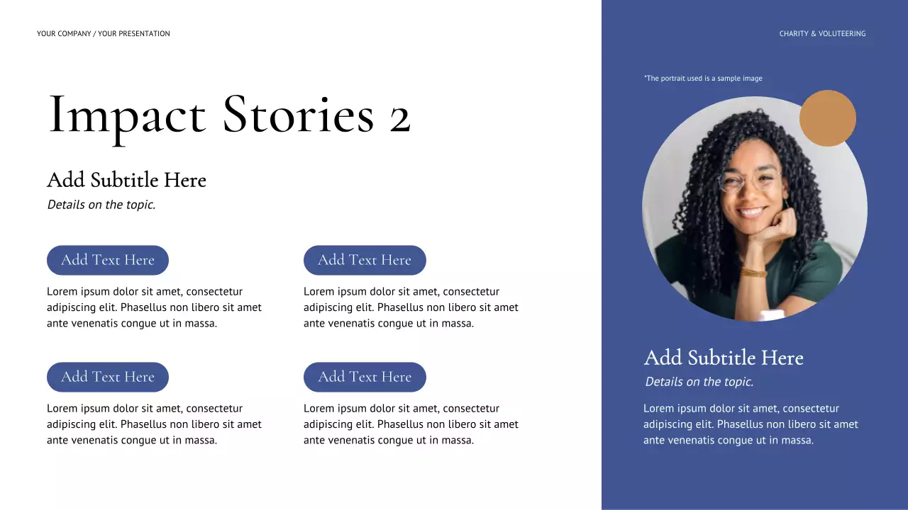 파랑 모던 기부 제안서