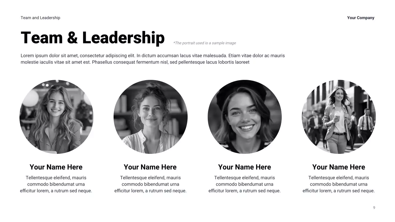 검정 모던 비즈니스 보고서