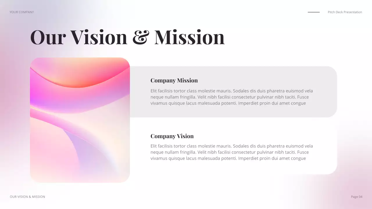 연보라 모던 회사 소개 프레젠테이션