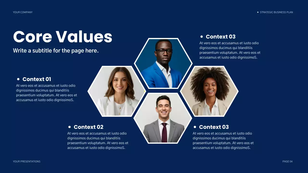 파랑 모던 비즈니스 기획서