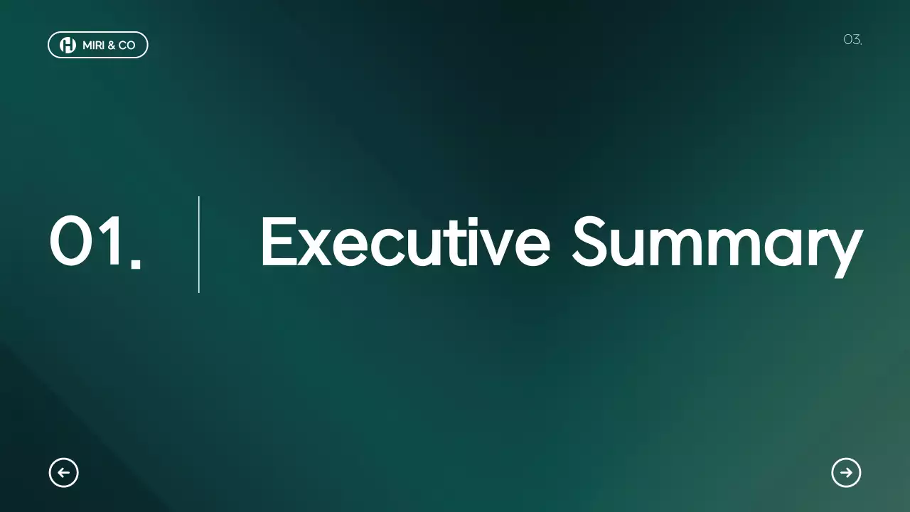 녹색 모던 비즈니스 기획