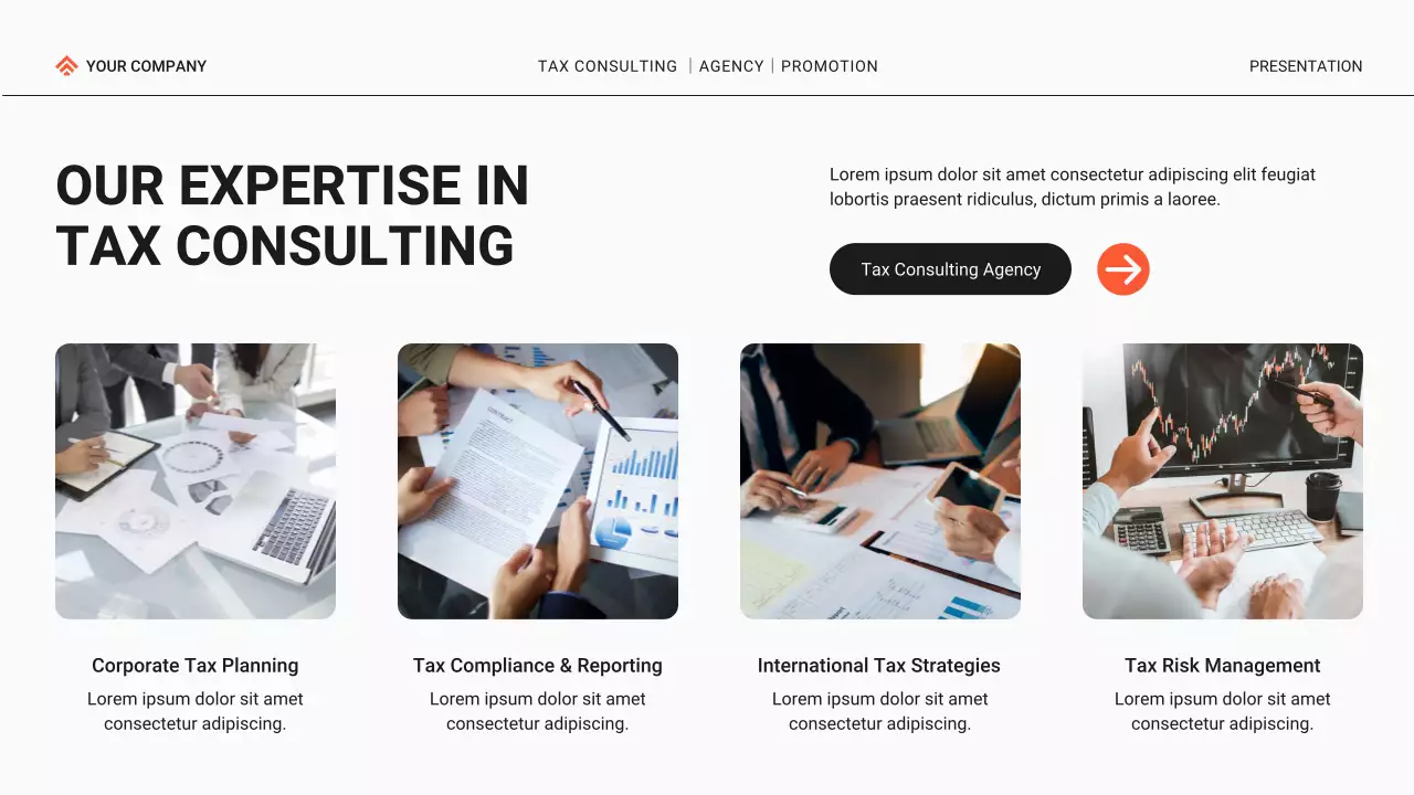 회색 모던 비즈니스 프로모션