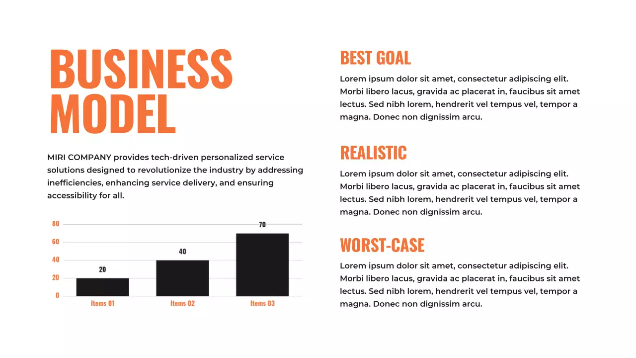 주황 모던 프레젠테이션 기획서