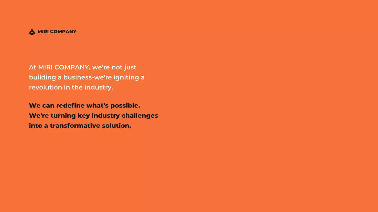 주황 모던 프레젠테이션 기획서