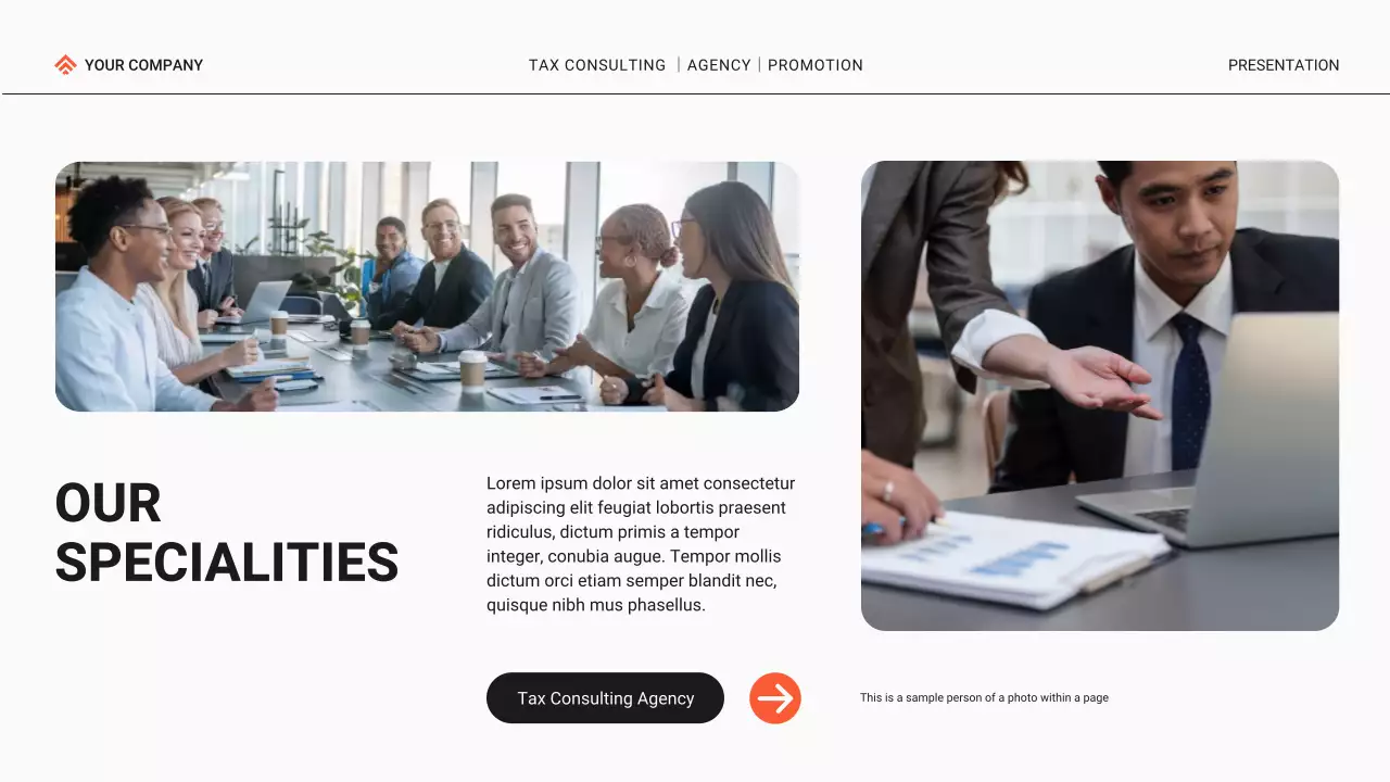 회색 모던 비즈니스 프로모션