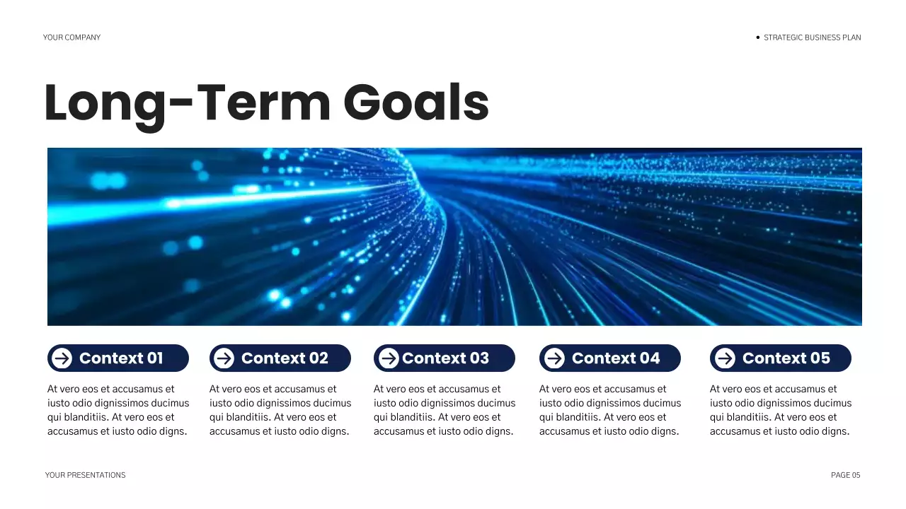 파랑 모던 비즈니스 기획서