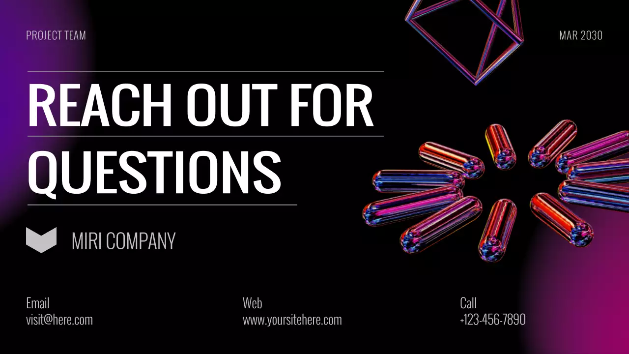 검정 모던 비즈니스 회의 안내