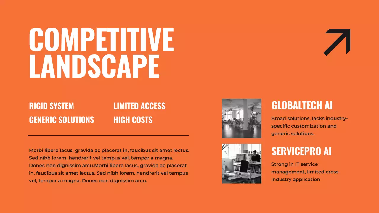 주황 모던 프레젠테이션 기획서