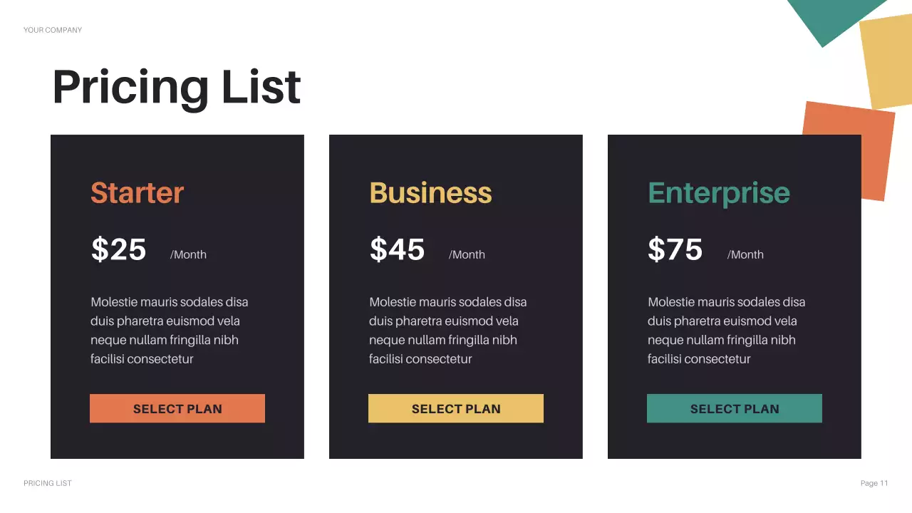 검정 모던 회사소개서 설명