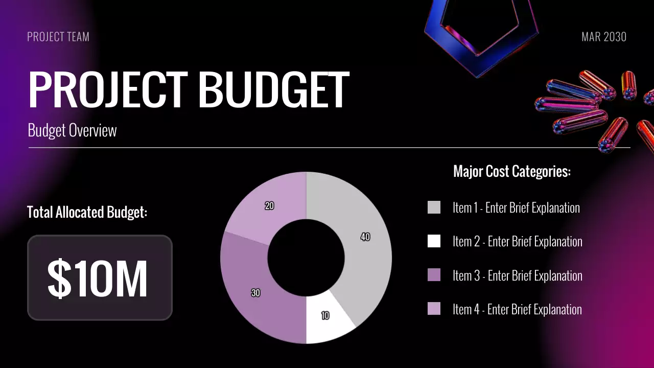 검정 모던 비즈니스 회의 안내