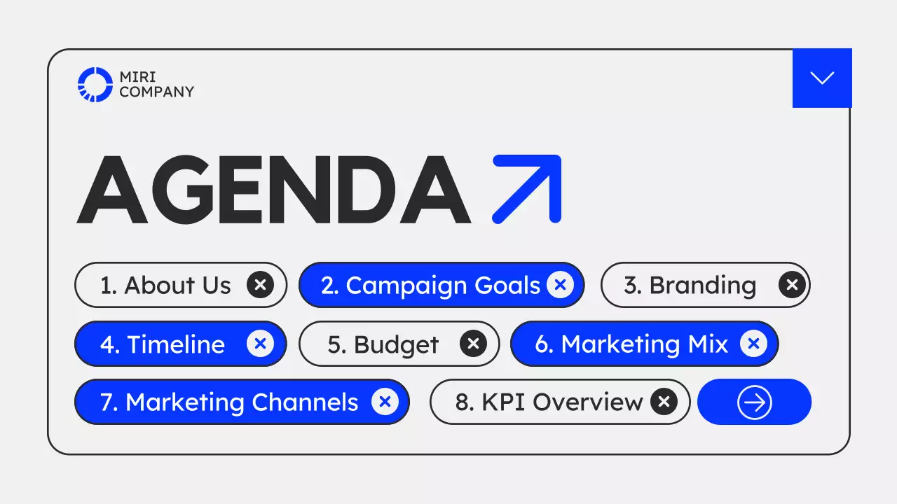파랑 모던 마케팅 기획서