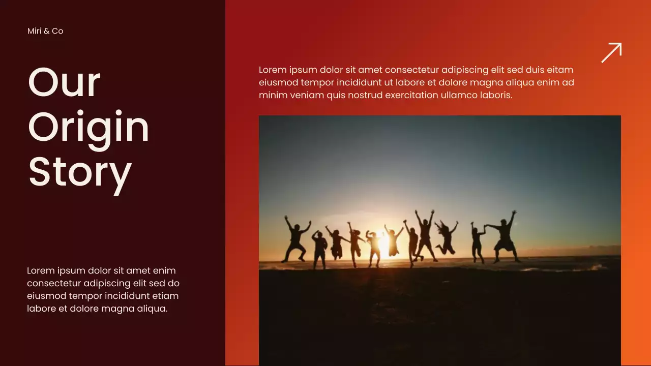 갈색 모던 사회 공로