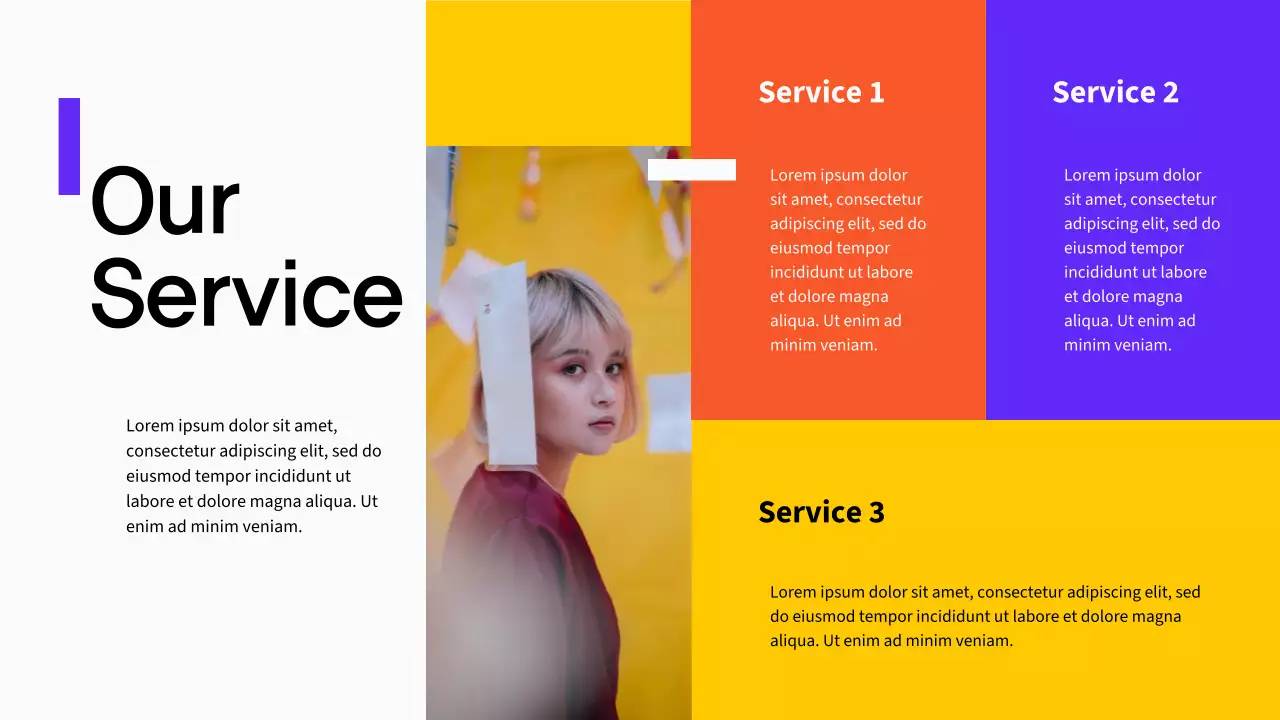 보라 모던 비즈니스 프로필 회사소개서