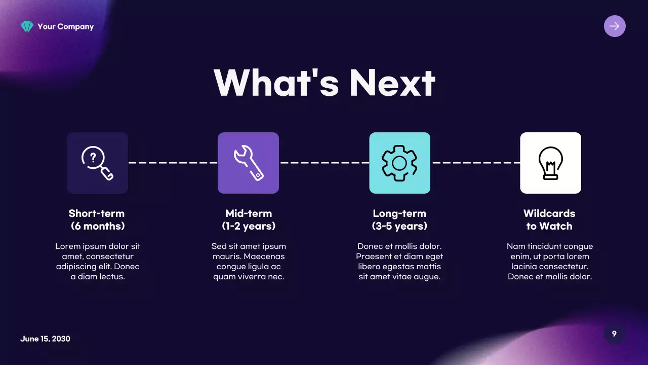 연보라 모던 비즈니스 보고서