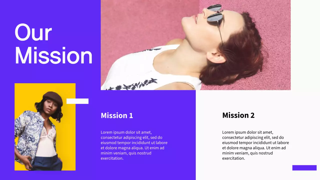 보라 모던 비즈니스 프로필 회사소개서