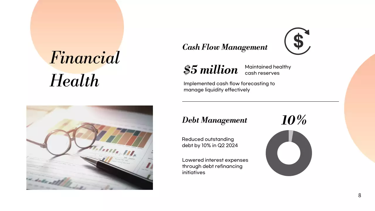 검정 모던 비즈니스 보고서