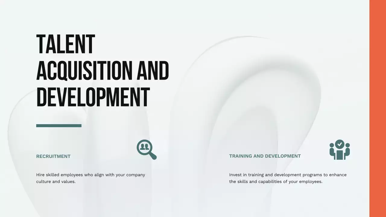 주황 모던 비즈니스 강연