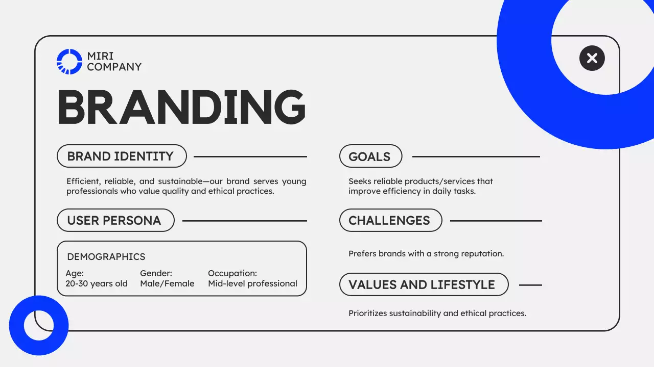 파랑 모던 마케팅 기획서