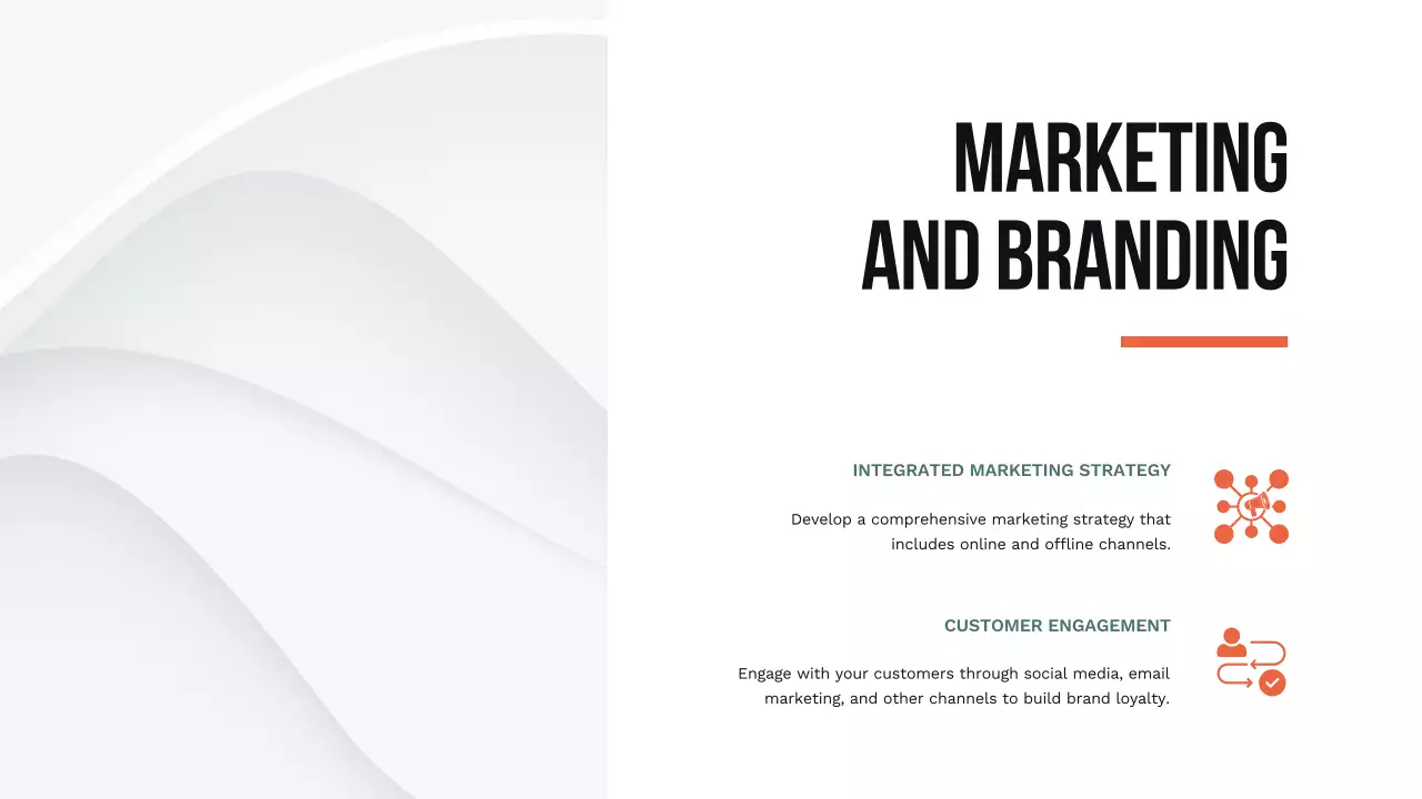 주황 모던 비즈니스 강연