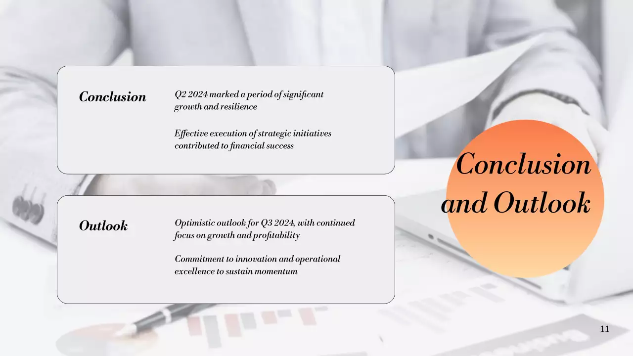 검정 모던 비즈니스 보고서