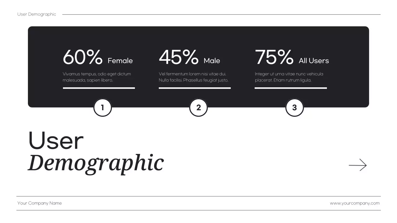 검정 미니멀 비즈니스 설명서