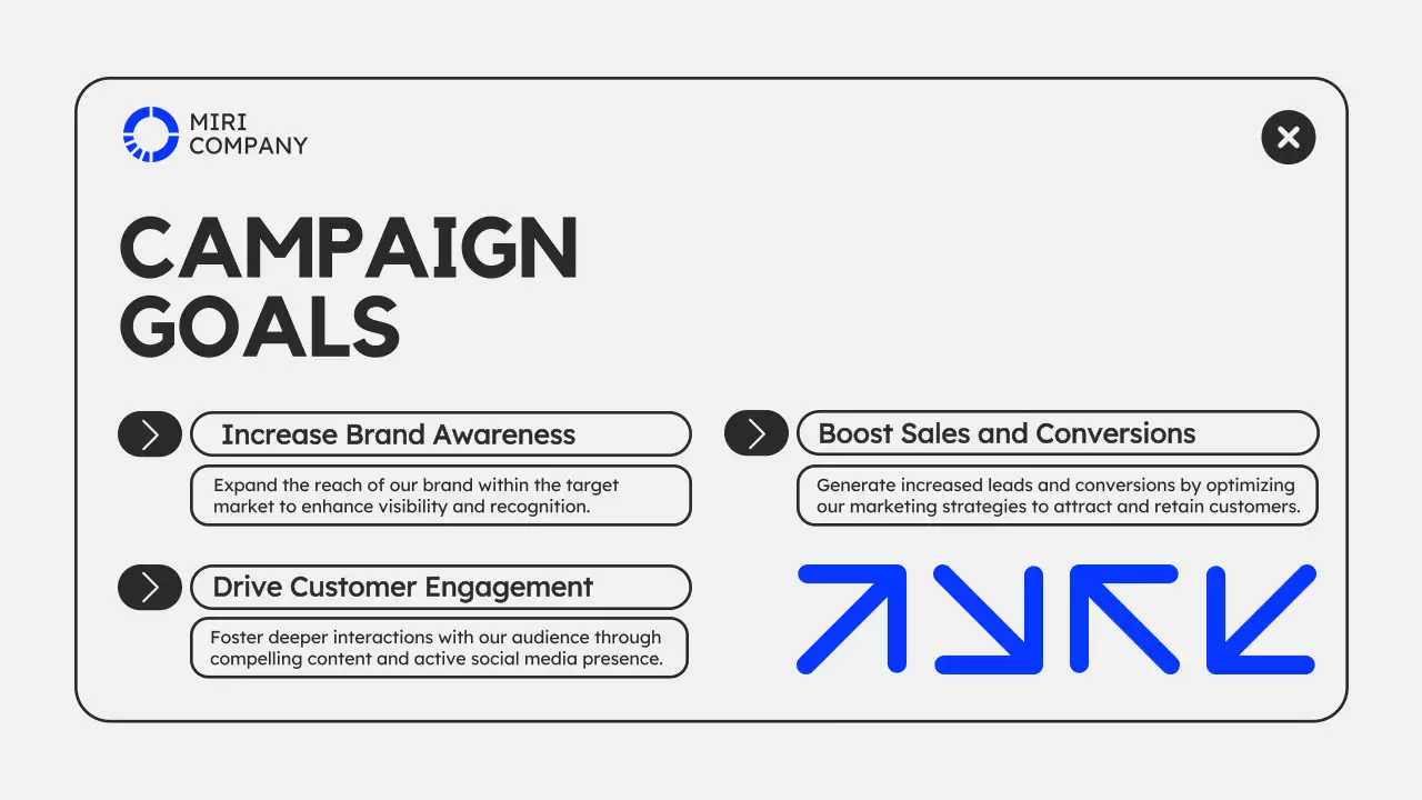 파랑 모던 마케팅 기획서