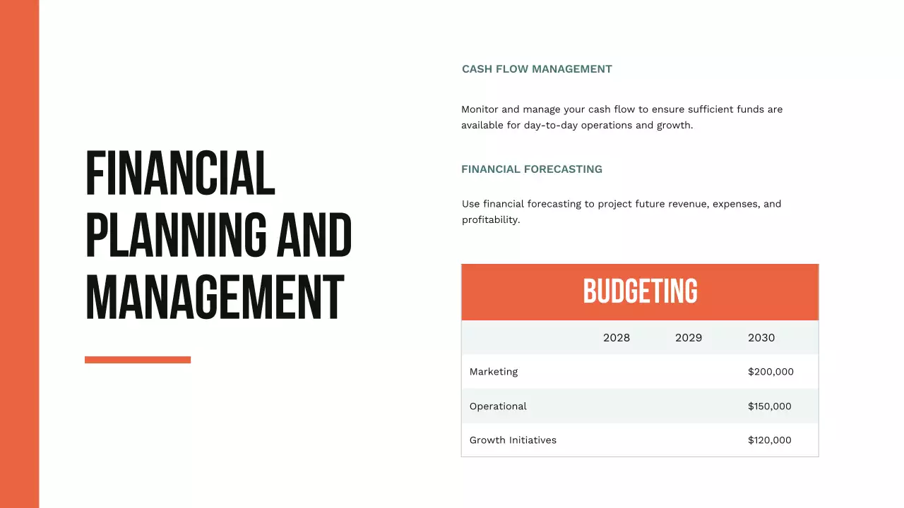 주황 모던 비즈니스 강연