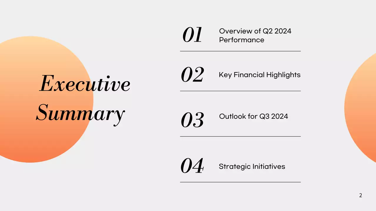 검정 모던 비즈니스 보고서